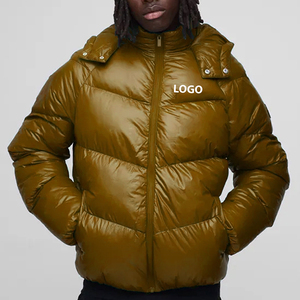 Chaqueta Acolchada de Lona Informal Personalizada de Estilo Moderno, Gruesa, Cálida y Pesada para Hombre - Product Image 4