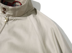 Veste en jean décontractée pour homme Sophia, hiver 2023, imperméable, col montant, boutons en corne, style safari, doublure en coton, pour l'extérieur - Product Image 5