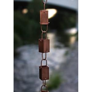 Chaîne de pluie en cuivre, nouveau design, chaîne de pluie décorative pour la maison, jardin, décoration suspendue, chaîne de pluie en cuivre de luxe - Product Image 1