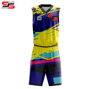 Vêtements de sport récents uniforme de basket-ball séchage rapide de haute qualité design personnalisé maillot et short de basket-ball à sublimation - Product Image 5