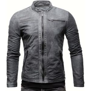 Conçue pour les motards qui attachent de l'importance à la qualité, cette veste de motard en cuir d'agneau véritable allie un design robuste et un confort luxueux. - Product Image 5