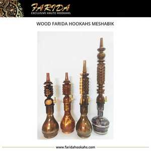 Cachimbas Farida Egipcias de Lujo Hechas a Mano, Malla de Madera Entrelazada, Diseño Único, Técnicas de Laca, Mini - Product Image 6