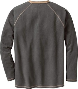 Chemises coupe-vent raglan à col en O pour hommes, tailles régulières et grandes - Product Image 2
