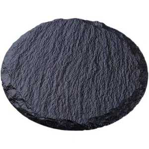 Sous-verres faits à la main en marbre noir de haute qualité, ensemble de sous-verres en pierre de marbre naturelle - Product Image 1