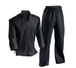 Vente en gros de vêtements de sport uniformes d'arts martiaux lavés pour le judo et le karaté avec broderie de perles uniformes de techniques lavées - Product Image 5