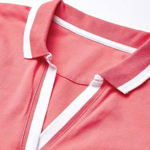 Polo de algodón 100% de alta calidad para mujer, moda personalizada para primavera y verano, logotipo bordado impreso, venta directa de fábrica, OEM ODM - Product Image 2