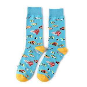 Chaussettes en coton tendance unisexes douces respirantes confortables parfaites pour les vêtements décontractés la course à pied la marche la salle de sport le fitness les sports usage quotidien - Product Image 4