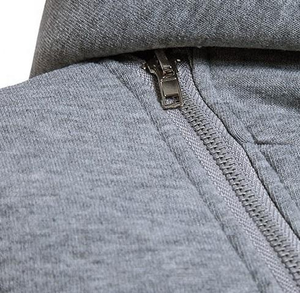 Sudaderas con cremallera para mujer más vendidas con logotipo personalizado estampado patrón sólido ropa de calle con cremallera servicio OEM disponible - Product Image 3