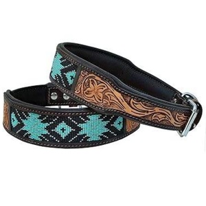 Collier pour chien en cuir de qualité supérieure, finition cloutée, design simple et luxueux, pour chiens de petite et grande taille, durable, respirant, écologique - Product Image 3