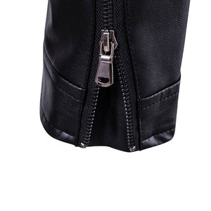 Produit le plus vendu en 2025 Veste en cuir haut de gamme Meilleure veste en cuir slim pour homme pour l'hiver Design personnalisé Veste en cuir pour homme - Product Image 6