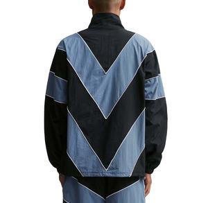 Chaqueta cortavientos ligera personalizada OEM para hombre, transpirable, impermeable, para exteriores, con cuello levantado, decoración bordada fina - Product Image 4