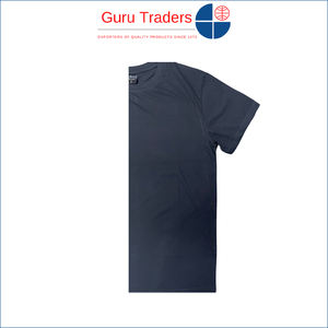 Fabricado EN LA India, las camisetas de ajuste regular de peso de tela GSM 100% de algodón con cuello redondo 180 más vendidas para ropa informal de hombre - Product Image 3