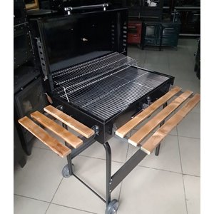 Parrilla de Carbón y Gas Natural con Tapa Dorello MF41, Independiente, Plegable, para Interiores/Exteriores, sin Humo - Product Image 4