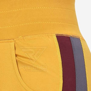 Leggings de yoga 100% coton à motif solide de taille moyenne de haute qualité Offre Spéciale la dernière conception à un prix raisonnable - Product Image 6