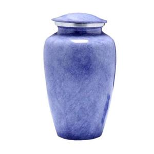 Urna de cremación azul profundo de tendencia con tapa dorada, urnas de esmalte alto, suministros funerarios, urnas artesanales de Metal de la mejor calidad, superventas - Product Image 3
