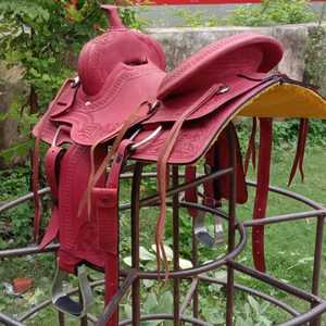 Selle de plaisir Western Saddle TreeLess Barrel de l'Inde pour Horse Tack et les courses de chevaux anglaises - Product Image 3