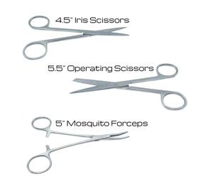 Kit avanzado de disección de acero inoxidable de 20 piezas para estudiantes de medicina Anatomía Laboratorio Scalper Cuchillo Mango Instrumentos quirúrgicos Base - Product Image 3