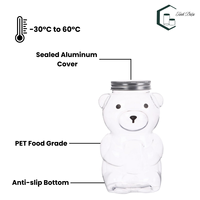 Bocaux cylindriques personnalisés en PET avec couvercle à clipser en aluminium à large ouverture, imprimés en sérigraphie pour café/bière/vin/champagne/jus/boissons