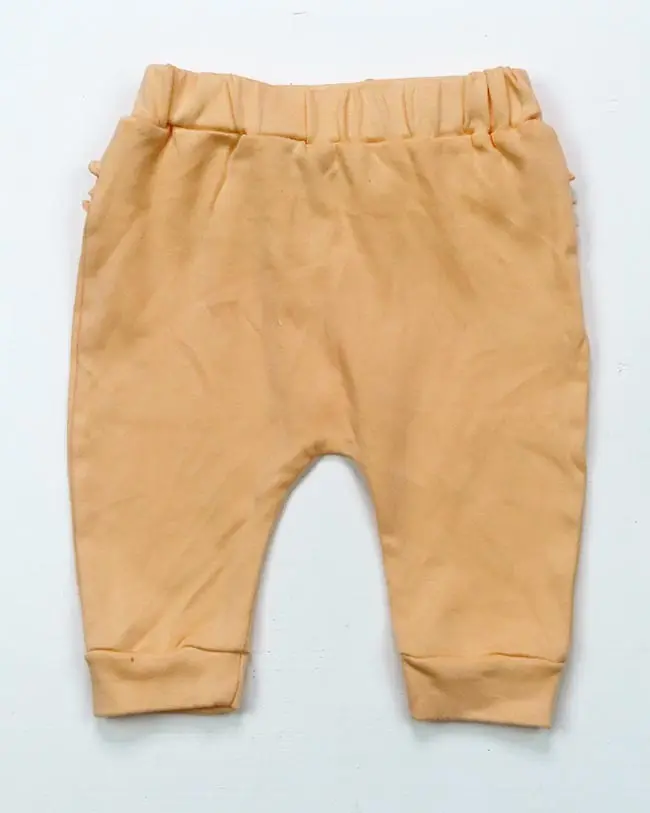 Bebek kız pantolon ile fırfır etekli toptan bebek alt bebek pantolon fazlası Stocklot toptancı aşırı üretim hindistan
