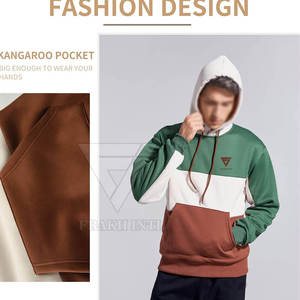 Nouveautés Sweats à capuche pour hommes Basics Cotton Blended Men's Hoodies Best Design Low quantité minimale de commande Men's Hoodies - Product Image 3