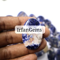 100% naturel qualité bleu Sodalite naturel Cabochon pierres précieuses en vrac pierres précieuses en vrac bleu Sodalite fait à la main faisant des bijoux pierre