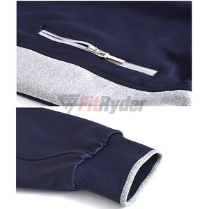 Vente en gros sur mesure Survêtement de sport respirant à fermeture éclair complète pour hommes, bonne qualité, décontracté, sport, jogging, vêtements de sport, tarif de gros OEM - Product Image 6