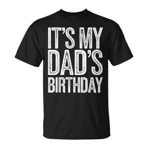 T-shirt vintage distressed da donna con stampa 'È il compleanno di mio padre' - per eventi promozionali - Product Image 1