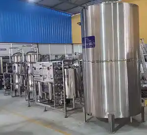 Industrial water purification machine for 5000 LPH capacity fully stainless-steel SS 304/SS 316 Grade