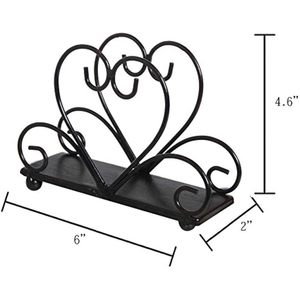 Nouveauté : Porte-serviettes en métal noir pour la décoration des restaurants et des hôtels à prix abordable - Product Image 6