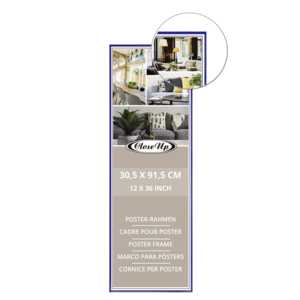 กรอบโปสเตอร์พลาสติกสีน้ำเงิน 30.5 X 91.5 ซม. - Product Image 2