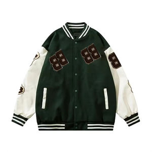 CollegeBaseballjacket para hombre Retro Varsity Jacket Tela suave Ropa de calle cómoda para casual y Deportes - Product Image 2