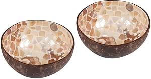 Bol de noix de coco fait à la main en nacre 50 personnaliser le Vietnam naturel rond pour les fruits secs servant un bol décoré à faible coût - Product Image 3