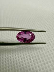 Haute qualité rose jaunâtre naturel ovale coupe 2.00 Cts 9.16x5.95x4.15mm Padmaraja saphir pierres précieuses taux de gros en vrac - Product Image 2