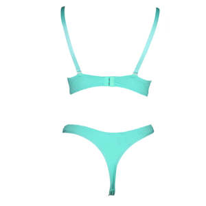 Conjunto de sujetador y bragas de espuma para mujer - Verde - Product Image 2