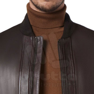 Chaquetas de Cuero para Hombre de Alta Calidad Personalizadas con Cuello Alto, Impermeables, de Moda Invernal, Ropa Casual para Hombre - Product Image 4