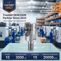 Tête de fraise CNC EAP400R en gros coupe rapide à 4 cannelures avec fraise en bout durable prend en charge OEM et ODM