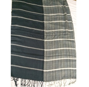 Nouveau Stock acrylique Pashmina écharpe longue Viscose chapeau gant 6 pièces ensembles adultes conception unie porter une utilisation en plein air département musulman - Product Image 5