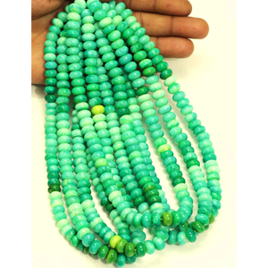 Cuentas Redondas de Ópalo Verde Oscuro: Piedras Preciosas de Calidad AAA para Joyería y Artesanía - Product Image 1