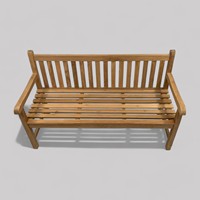 Banco Clásico Indonesio de Madera de Teca Sólida de 150 cm, Diseño Moderno Artesanal Natural, Muebles de Exterior para Jardín, Dormitorio y Exteriores