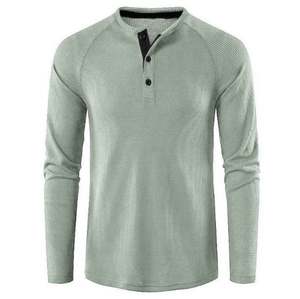 Camiseta de Manga Larga Lisa de Alta Calidad con Logotipo Personalizado y Estampado, 230 GSM, 100% Algodón, para Hombre, Diseño 2026 - Product Image 2