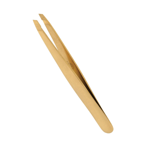 แหนบถอนคิ้วสเตนเลส75องศาสำหรับมืออาชีพปรับแต่งโลโก้ได้ - Product Image 6