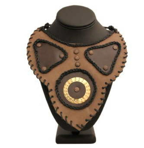 Gargantilla de piel sintética para mujer de la mejor calidad, estilo Vintage de tendencia con cadena de eslabones para fiesta, boda, accesorios de moda - Product Image 5