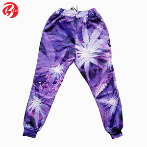 Alta calidad 100% algodón poliéster secado rápido sublimación Jogging pantalones cómodos transpirables pantalones casuales de los hombres - Product Image 3