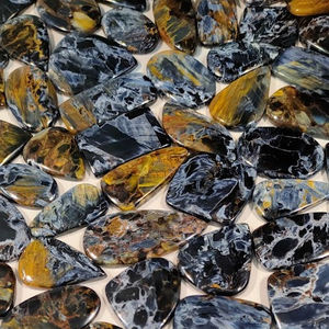 Pietersite semipreciosa piedra preciosa suelta forma libre cabujón para joyería colgante fabricación de collares - Product Image 2