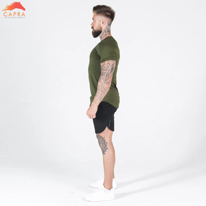 Logo personnalisé pour hommes T-shirt d'été à manches courtes Gym Fitness Wear avec nouveau design 100% polyester respirant - Product Image 3