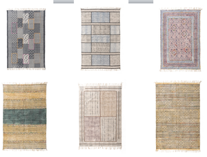 พรมอินเดียพรมทอมือพรมผ้าฝ้ายตกแต่งพื้นทำด้วยมือขายส่งพรม hurrie พรมบริการที่กำหนดเอง - Product Image 6