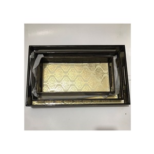 ถาดไม้ MDF รูปทรงสี่เหลี่ยมผืนผ้าคุณภาพดีที่สุดในราคาถูกถาดเสิร์ฟ MDF ดีไซน์ทันสมัยสำหรับโรงแรมและร้านอาหาร - Product Image 4