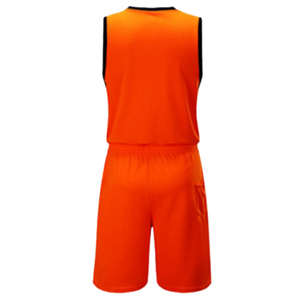 Uniforme de Baloncesto Personalizado Unisex, Rojo, Cuello en V, Sin Mangas, Malla Transpirable, Secado Rápido, Conjunto de Camiseta y Pantalones Cortos para Entrenamiento y Juego, para Adultos - Product Image 6
