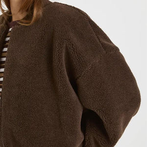 Nuevo Diseño, Venta al por Mayor, Chaqueta de Invierno, Chaqueta Bomber Sherpa Personalizada para Mujer, Impermeable, Transpirable, Resistente al Viento, Precio de Fábrica 2026 - Product Image 4