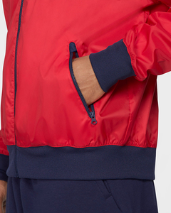 Chaqueta cortavientos de gran tamaño de calle alta personalizada para hombre 100% ropa deportiva de nailon lona marca personalizada servicio OEM al por mayor en blanco - Product Image 5